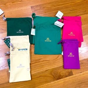 Set of Arbonne Drawstring Bags NEW